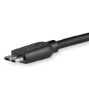 StarTech.com USB 3.0 Cable, Male USB Type A to Male Micro USB Type B, 2m, Black, Polyvinyl Chloride Jacket USB3AUB2MS