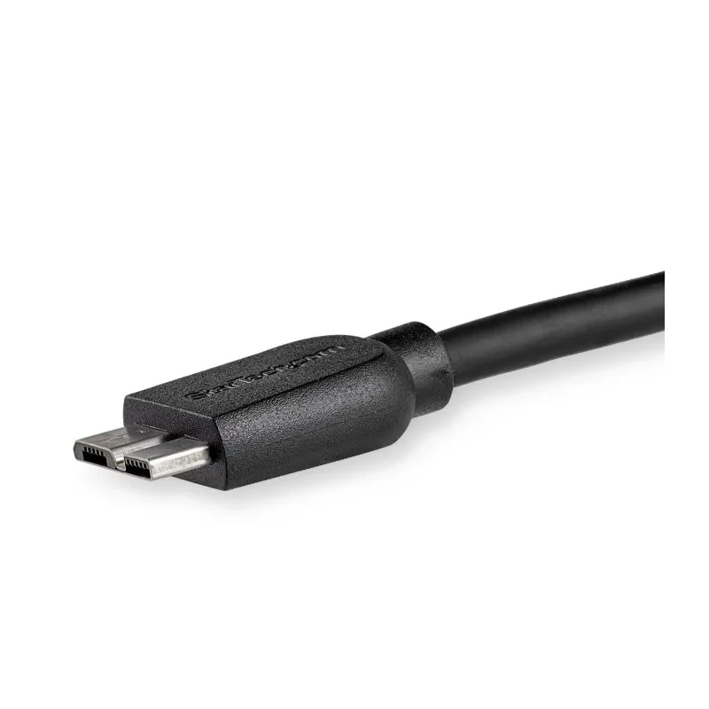 StarTech.com USB 3.0 Cable, Male USB Type A to Male Micro USB Type B, 2m, Black, Polyvinyl Chloride Jacket USB3AUB2MS