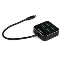 RS PRO 4-Port USB 3.1 Hub , Bus Powered, Compact Design, 17mm x 15.8mm HB31C4AB