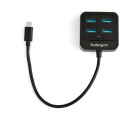 RS PRO 4-Port USB 3.1 Hub , Bus Powered, Compact Design, 17mm x 15.8mm HB31C4AB
