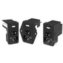 TE Connectivity Corcom P Series IEC Filter 250V AC 10A Snap-In Faston PS0SXSSXA