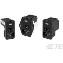 TE Connectivity Flange IEC Filter Male 250V AC 10A Corcom P Series PE0S0DLXC
