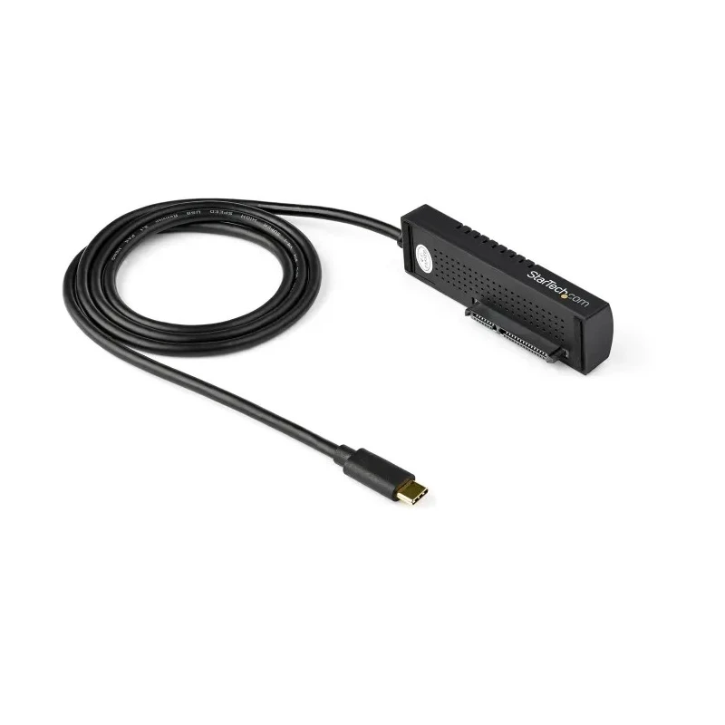 StarTech.com USB C to SATA Adapter USB31C2SAT3, 2.5 in & 3.5 in Drive Support, USB 3.1 Gen 2, 87x25x20 mm, Single Drive, RoHS