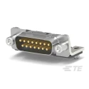 TE Connectivity D-Sub 15 Way Right Angle Through Hole Male Connector 1000V Thermoplastic 6A 3-338169-2