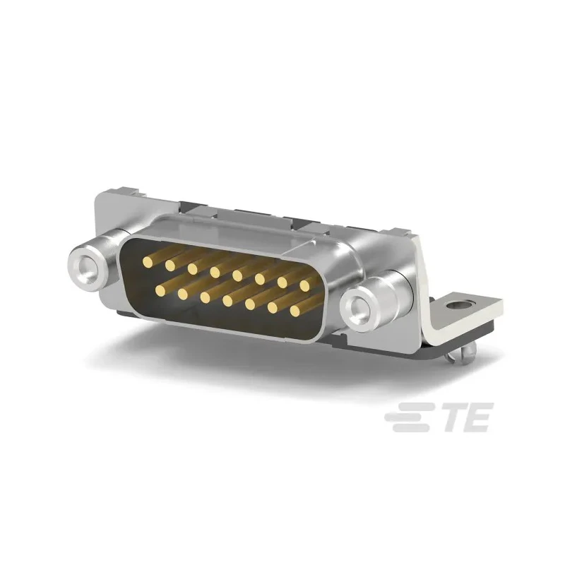 TE Connectivity D-Sub 15 Way Right Angle Through Hole Male Connector 1000V Thermoplastic 6A 3-338169-2