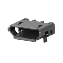 TE Connectivity Right Angle Surface Mount Micro USB Type B Female Connector 1 Port USB 2.0 1.8A 30V 2013499-1