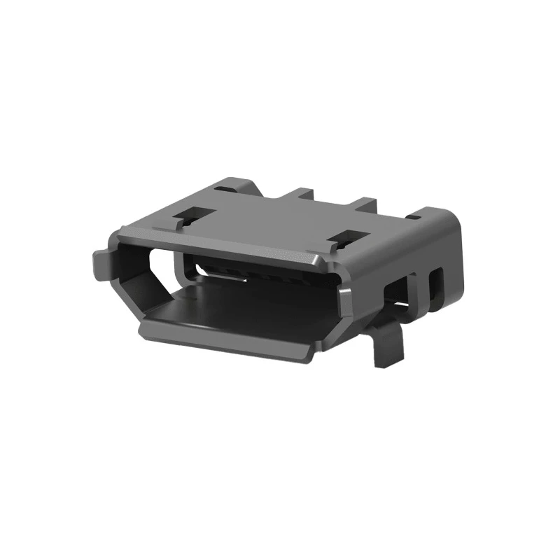 TE Connectivity Right Angle Surface Mount Micro USB Type B Female Connector 1 Port USB 2.0 1.8A 30V 2013499-1