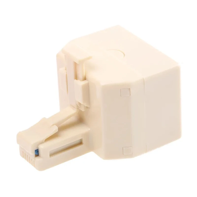 RS PRO SY666 Series 2 Port RJ11 Adapter Straight ABS Plastic Housing 186-3082