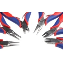 Knipex Electronic Plier Case Set, 6 Pieces, Mixed Plier Types, Precision Tweezers, Compact Case, 00 20 16