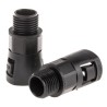 Adaptaflex Conduit Fitting, 16 mm Nominal Size, M16 Thread, Polyamide 66, Black, IP66, Pack of 7TCA296000R0350 AL16/M16/A/BL