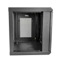 StarTech.com 9U Wall-Mount Server Cabinet, Steel, Black, Opaque Door, 600 x 450 x 511 mm, 90kg Max Load RK9WALM