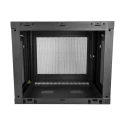 StarTech.com 9U Wall-Mount Server Cabinet, Steel, Black, Opaque Door, 600 x 450 x 511 mm, 90kg Max Load RK9WALM