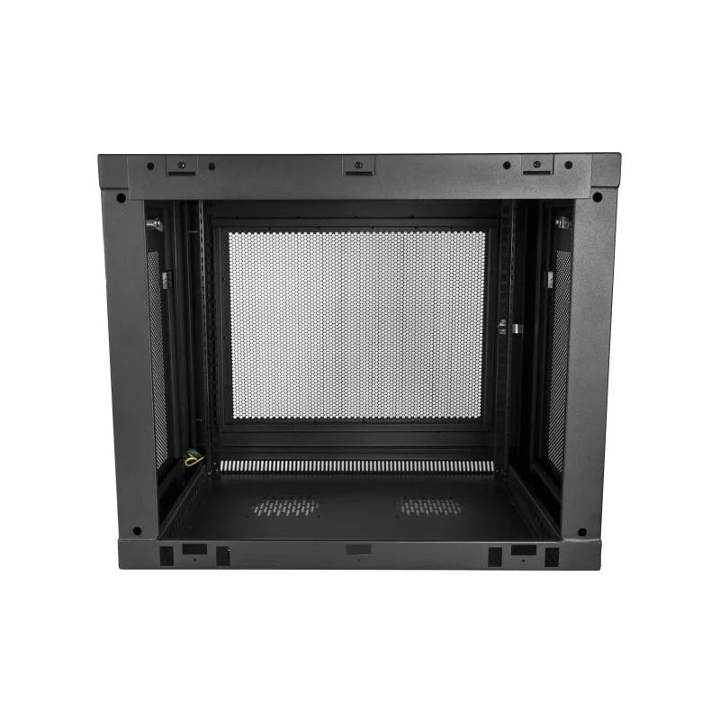 StarTech.com 9U Wall-Mount Server Cabinet, Steel, Black, Opaque Door, 600 x 450 x 511 mm, 90kg Max Load RK9WALM