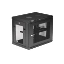 StarTech.com 9U Wall-Mount Server Cabinet, Steel, Black, Opaque Door, 600 x 450 x 511 mm, 90kg Max Load RK9WALM