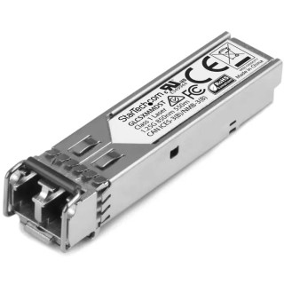StarTech.com LC Multimode Transceiver Module Full Duplex 1000Mbps 1.25Gbps 850nm 550m Hot-Swappable GLCSXMMDST