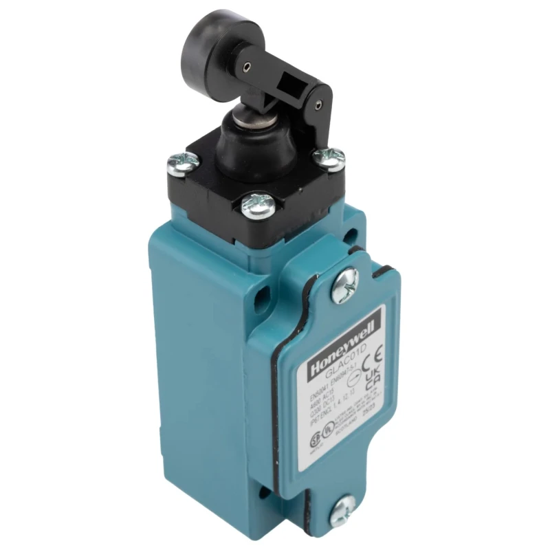 Honeywell GLA Series Roller Lever Limit Switch DPDT IP67 Die Cast Zinc Epoxy Coated Housing 600V AC 6A GLAC01D