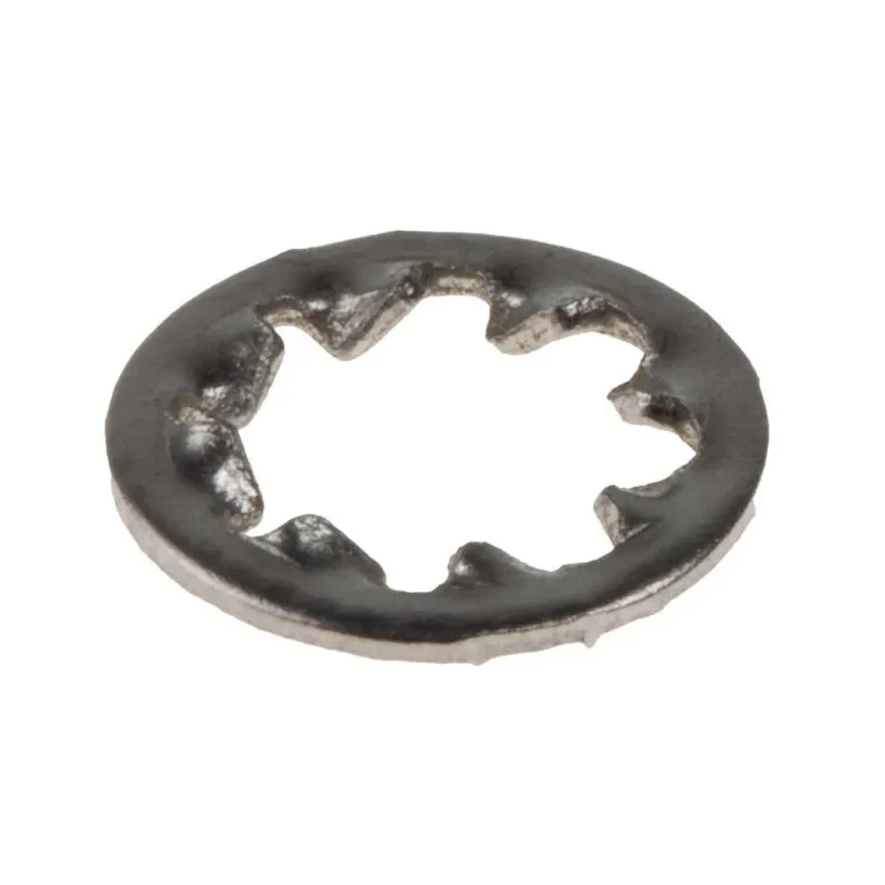 RS PRO Stainless Steel Internal Tooth Shakeproof Washer M4 DIN 6797J Plain A2 Grade 187-0585