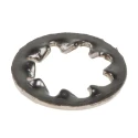 RS PRO Stainless Steel Internal Tooth Shakeproof Washer M4 DIN 6797J Plain A2 Grade 187-0585