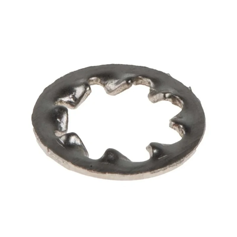 RS PRO Stainless Steel Internal Tooth Shakeproof Washer M4 DIN 6797J Plain A2 Grade 187-0585