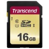 Transcend SDHC SD Card 16GB Class 10 MLC NAND 500S TS16GSDC500S
