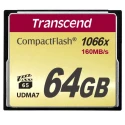 Transcend Compact Flash Card 64GB MLC, 1000x Speed, 160MB/s Read, 120MB/s Write TS64GCF1000
