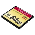 Transcend Compact Flash Card 64GB MLC, 1000x Speed, 160MB/s Read, 120MB/s Write TS64GCF1000