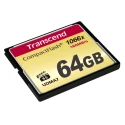Transcend Compact Flash Card 64GB MLC, 1000x Speed, 160MB/s Read, 120MB/s Write TS64GCF1000