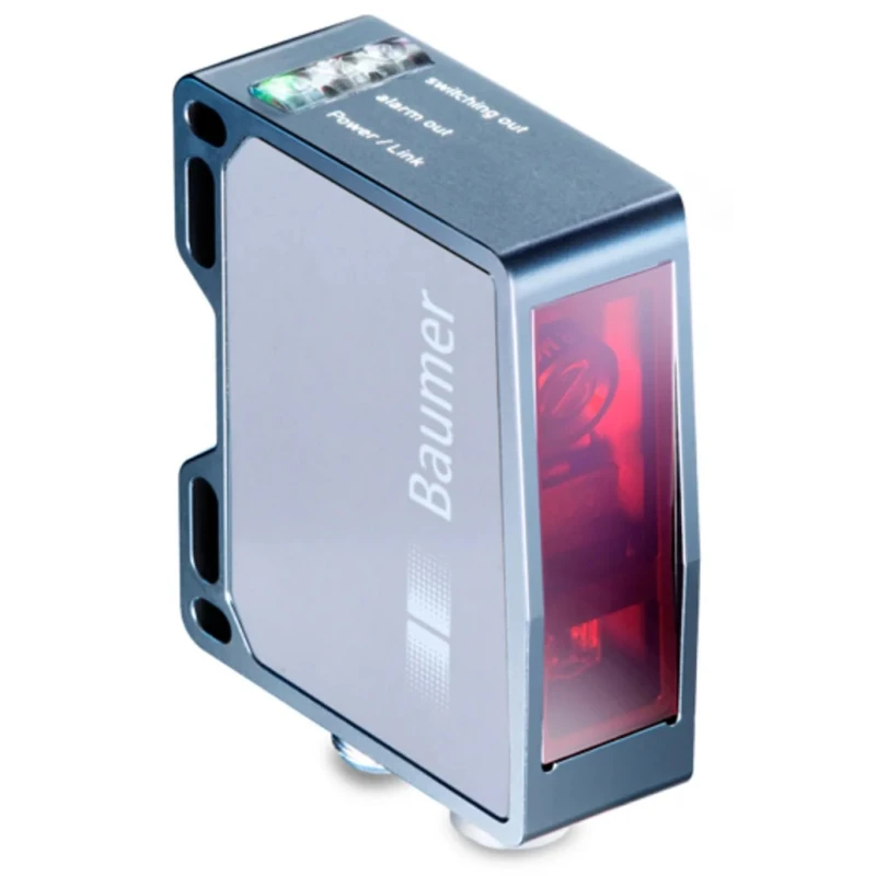 Baumer Block Distance Sensor 50 mm to 250 mm, Analogue Output, Aluminium, IP67 OM70-P0250.HH0240.VI