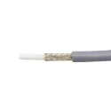 Alpha Wire DEF STAN Control Cable, 1 Core, 0.24mm², 24 AWG, Screened, 30m, White Polytetrafluoroethylene Sheath 2821 WH005