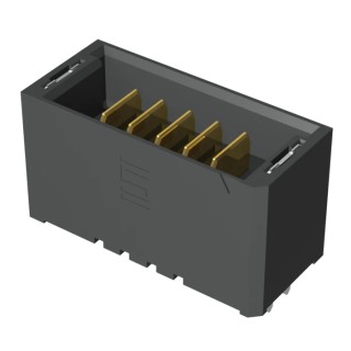 Samtec UMPT Series Straight Through Hole PCB Header, 5 Contacts, 2 mm Pitch, 1 Row, Shrouded UMPT-05-06.5-G-VT-SM-WT-K