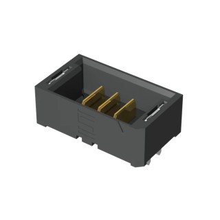 Samtec Straight Through Hole PCB Header, 3 Contacts, 2 mm Pitch, 1 Row, Shrouded, UMPT-03-01.5-G-VT-SM-WT-K