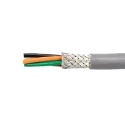 Alpha Wire Control Cable 10 Cores, 0.96mm², 18 AWG, Screened, PVC, Grey, 1000V, 30m 3410 SL005