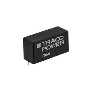 TRACOPOWER DC/DC Converter 15V 65mA 10.8–13.2V Input 2W PCB SIP-7 84% Efficiency TBA 2-1223