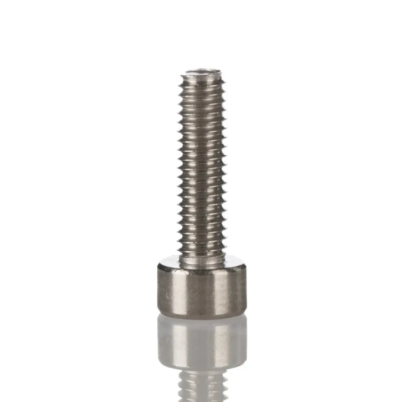 RS PRO Plain Stainless Steel Hex Socket Cap Screw, Hex Socket, M6 x 20 mm 187-1409