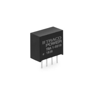 TRACOPOWER DC/DC Converter, 5V DC Output, 200mA, 13.2V DC Max Input, 10.8V Min Input, 1W, PCB Mount, SIP-4, TBA 1-1211