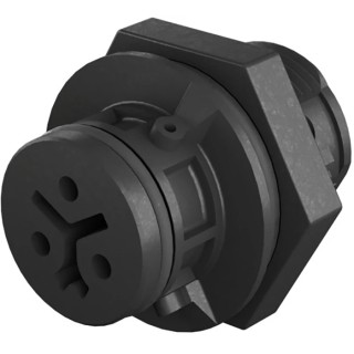 Wieland Panel Mount Circular Connector Male Screw, 2-Pole, 8A, IP69/IP66/IP68, RST 08i2/3 Series 41.021.4041.8