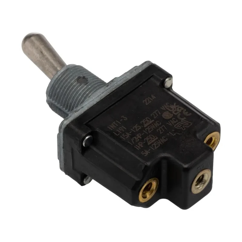 Honeywell Toggle Switch SPDT On-On Screw Terminal Bushing Mount 15A 277V AC IP68 1NT1-3