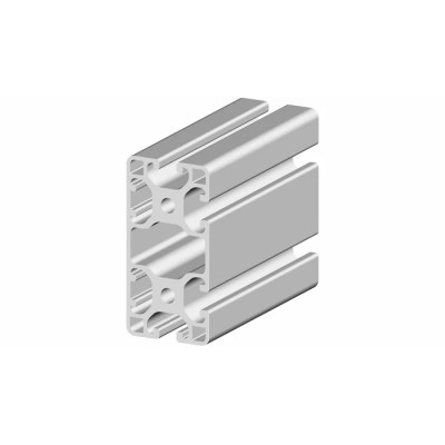 RS PRO Aluminium Strut Profile 40 x 80 mm, 3 m Length, 8 mm Groove, 4 Grooves, Silver, Series Profile 8 187-3276