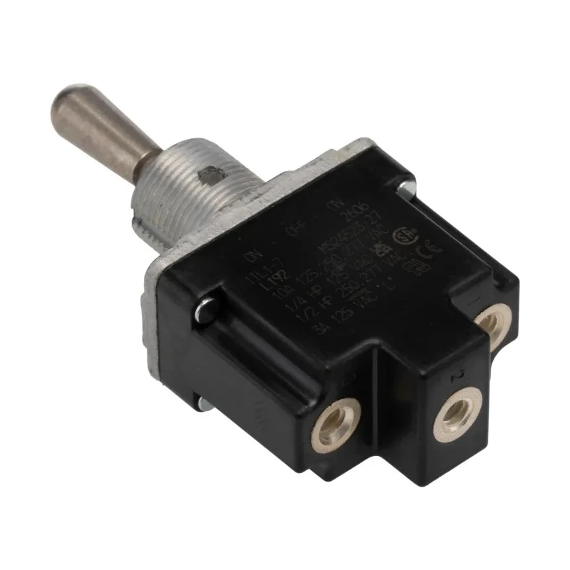 Honeywell Toggle Switch On-Off-On SPDT Screw Terminal 10A 277V AC Bushing Mount 1TL1-7