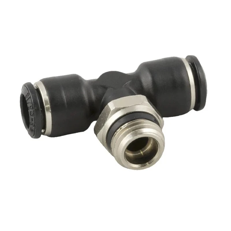 RS PRO Pneumatic Fitting 55000 Series 4mm Push-in Male 1/4 in G Brass Nickel-Plated 187-5674