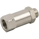 RS PRO Non Return Valve 6063, 8 bar, Brass, Inlet Male Threaded, Outlet Female Threaded 187-5698