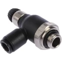 Legris Flow Controller Exhaust Regulator Polymer 1/8 in G Threaded Inlet, 6 mm Tube Outlet, 10 bar, 7060 06 10