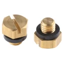 Legris Brass Blanking Plug Metric M5 x 0.8, 14mm OD, Chemical Resistant, CNOMO, Series 0220 0220 19 00