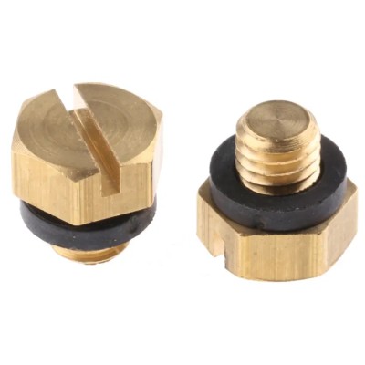 Legris Brass Blanking Plug Metric M5 x 0.8, 14mm OD, Chemical Resistant, CNOMO, Series 0220 0220 19 00