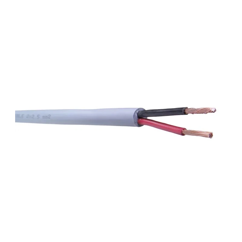 Belden 70048LV Series 2 Core Audio Cable, Stranded Bare Copper, LSZH Jacket, 70°C Max Temperature 70048LV.00500
