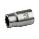 Bahco 1/2 Inch Drive Socket 8 mm 6-Point Square Stainless Steel, 40 mm Length SS220-8