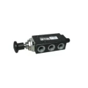 Norgren Knob Pneumatic Manual Control Valve X30 Series, G 1/8, III B, 5/2 Function, Zinc Alloy, 335 L/min, X3046502