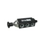 Norgren Knob Pneumatic Manual Control Valve X30 Series, G 1/8, III B, 5/2 Function, Zinc Alloy, 335 L/min, X3046502