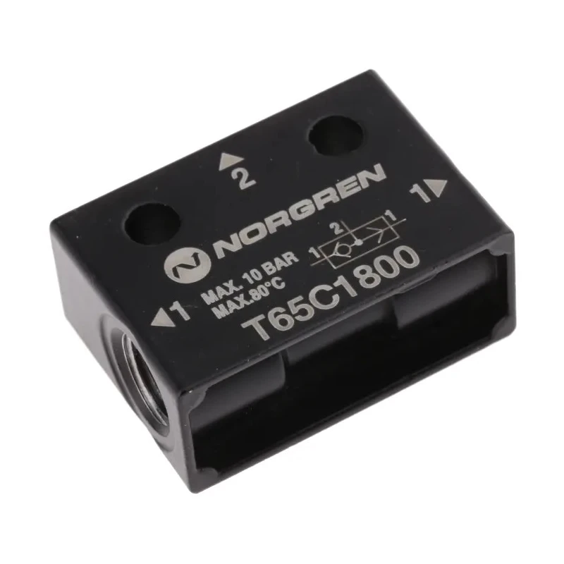 Norgren Pneumatic Logic Controller OR Function, 10 Bar, 2 Inputs, Female Thread, T65C1800