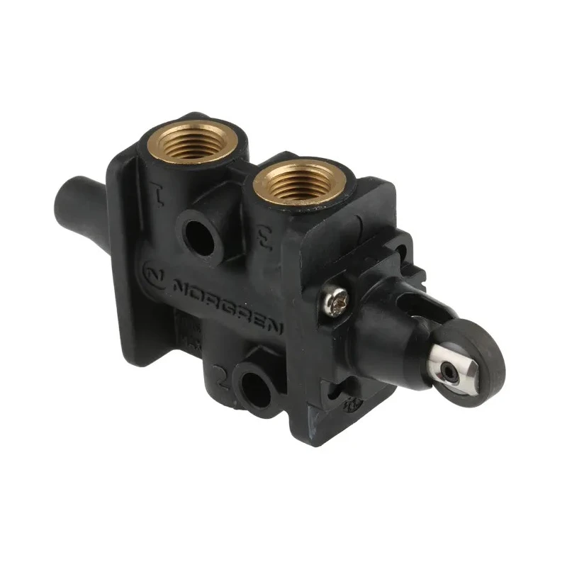 Norgren Roller Pneumatic Manual Control Valve, 3/2 Way, G 1/8, Polyamide Body, 10 Bar, 335L/min, 03 Series 03040202